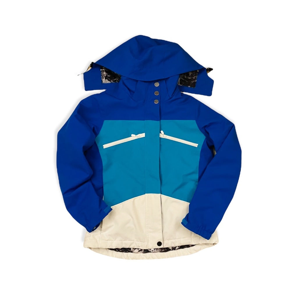 BODYGLOVE Snow Technology Women’s Ski Snowboard Jacket size Small in blue white
